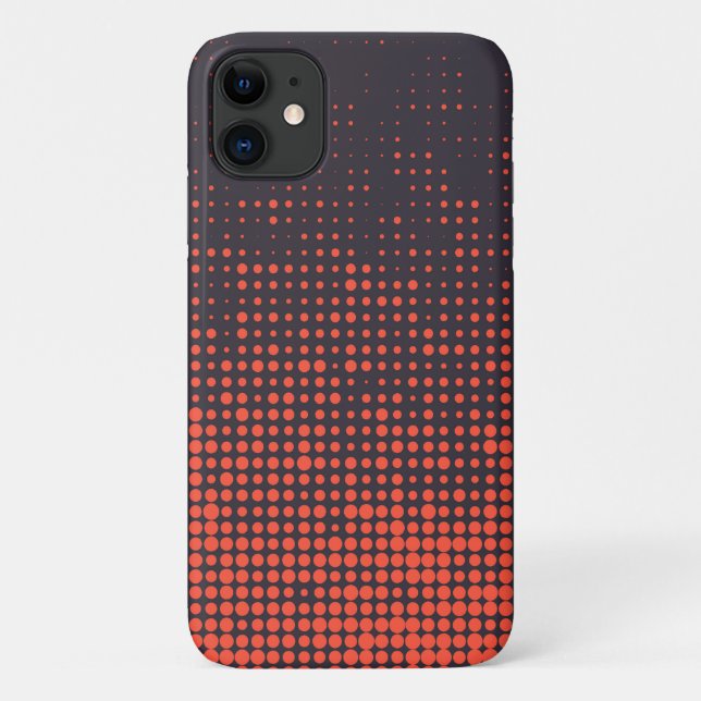 Coques Case-Mate iPhone Orange, moderne, point mi-teint urbain design moti (Dos)