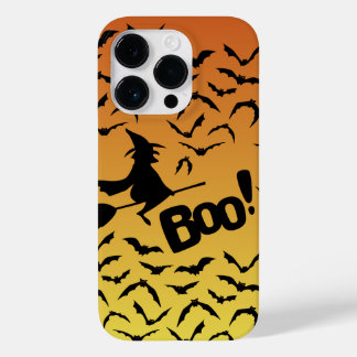 Coque Pour iPhone 14 Pro Orange Ombre Halloween