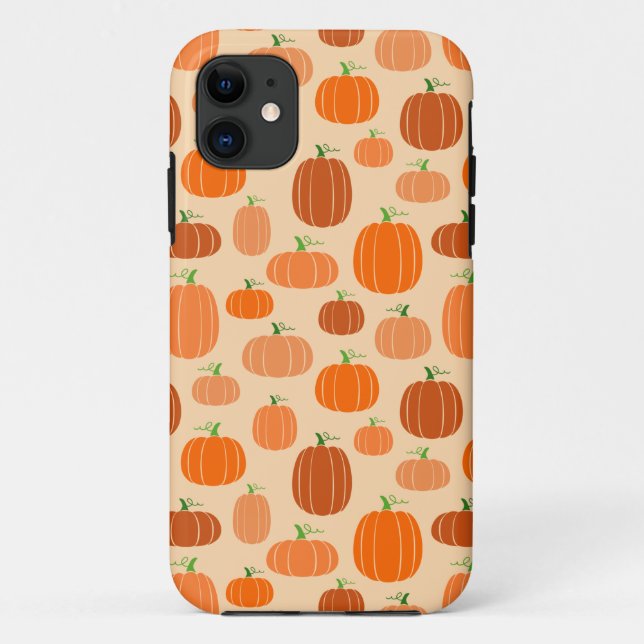 Coques Case-Mate iPhone Orange pumpkins (Dos)