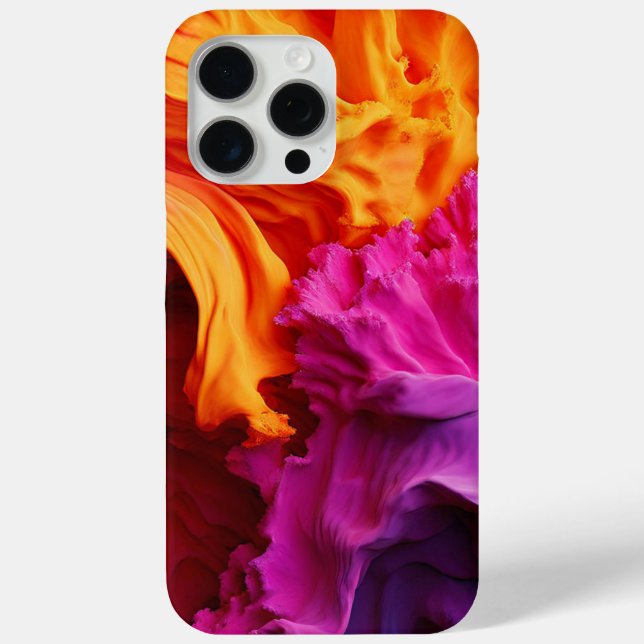 Coques Case-Mate iPhone Orange rose simple (Verso)