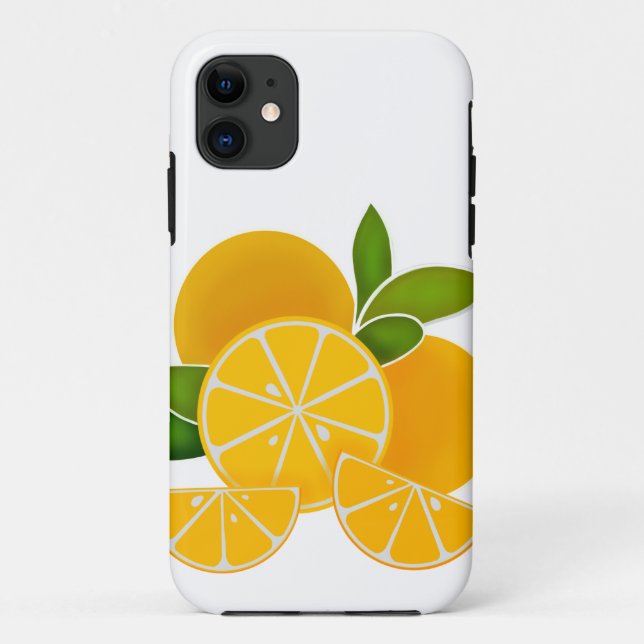 Coques Case-Mate iPhone Oranges, tranches d'orange, agrumes (Dos)
