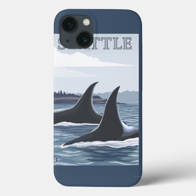 Coques Case-Mate iPhone Orca Whales #1 - Seattle, Washington (Verso)