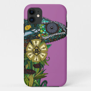 Etui iPhone Case-Mate orchidée caméléon