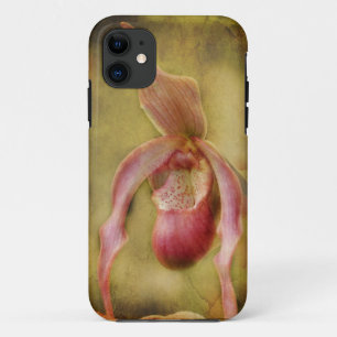 Coque iPhone 11 Orchidée texturisée de Madame pantoufle