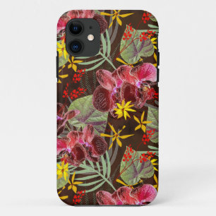 Case-Mate iPhone Case Orchidées rouges. serviettes