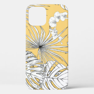 Case-Mate iPhone Case Orchidées tropicales : Engraving Vintage Motif