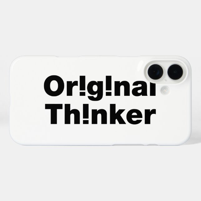 Coques Case-Mate iPhone Original Thinker (Verso (horizontal))