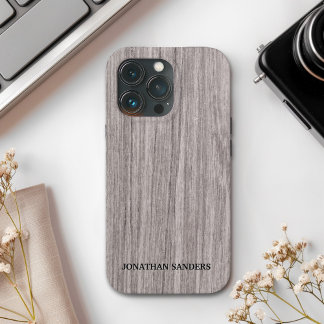 Case-Mate iPhone Case Original with gray wood look