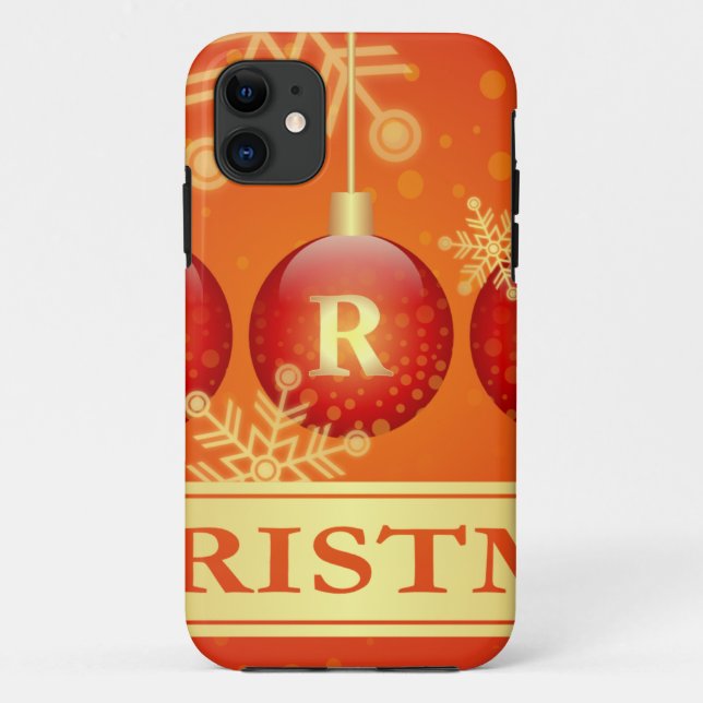 Coques Case-Mate iPhone Ornaments rouges (Dos)