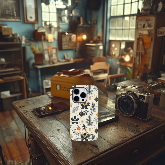 Coques Case-Mate iPhone Ornements de Noël modernes personnalisés (Créateur téléchargé)