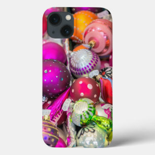 iPhone 13 Case Ornements en verre traditionnels au marché de Noël