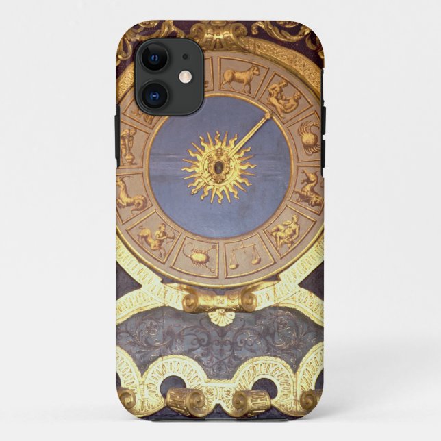 Coques Case-Mate iPhone Orologio Zodicale (horloge de zodiaque) (fresque (Dos)