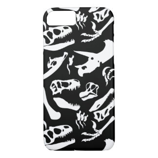 Etui iPhone Case-Mate Os de dinosaure (noir)