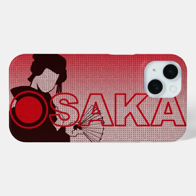 Coques Case-Mate iPhone Osaka Japan Geisha iPhone Case  (Verso (horizontal))