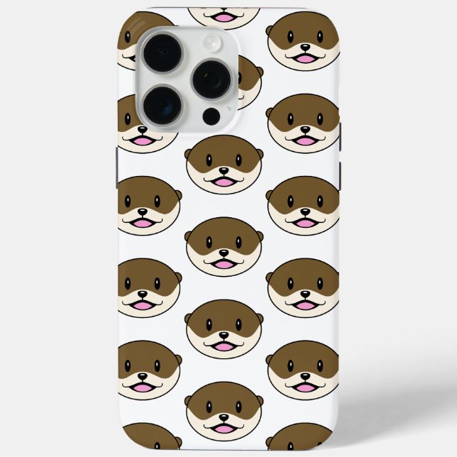 Coques Case-Mate iPhone Otter souriant mignon (Verso)