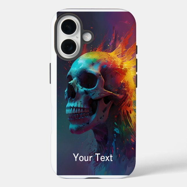Coques Case-Mate iPhone Otterbox Inferno Zombie Skull Inferno Flame infern (Verso)