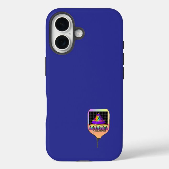 Coques Case-Mate iPhone Où est le Sun Pickleball Deep Blue (Verso)