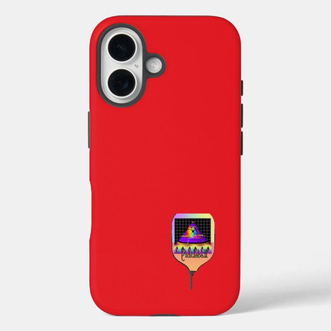 Coques Case-Mate iPhone Où est le Sun Pickleball Red (Verso)