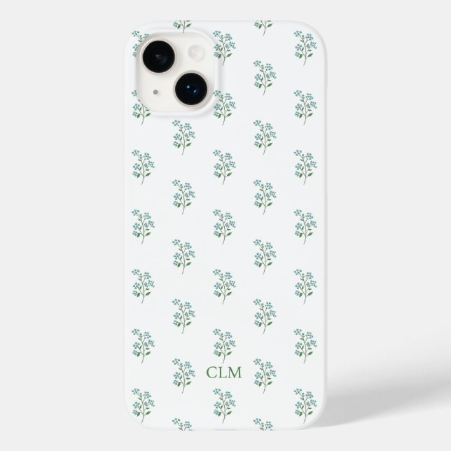 Coques Case-Mate iPhone Oubliez-moi pas Floral Sweet Preppy (Verso)