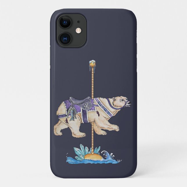 Coques Case-Mate iPhone Ours blanc de carrousel (Dos)