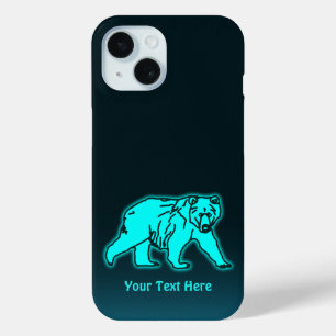 Coque Pour iPhone 15 Ours bleu Kodiak