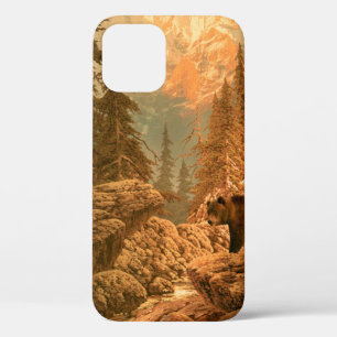 Case-Mate iPhone Case Ours dans les montagnes Rocheuses, brun, animal, g