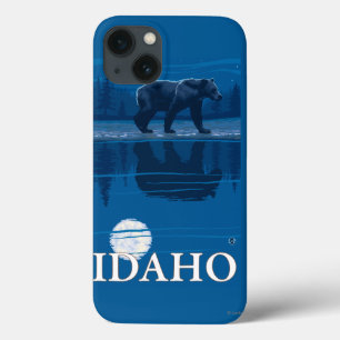 Case-Mate iPhone Case Ours en affiche de voyage de MoonlightIdahoVintage
