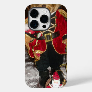Coques Pour iPhone Ours en peluche de Noël royal Impression d'art d