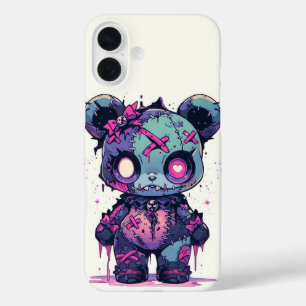 Coques iPhone 16 Plus Ours en peluche jouet Halloween
