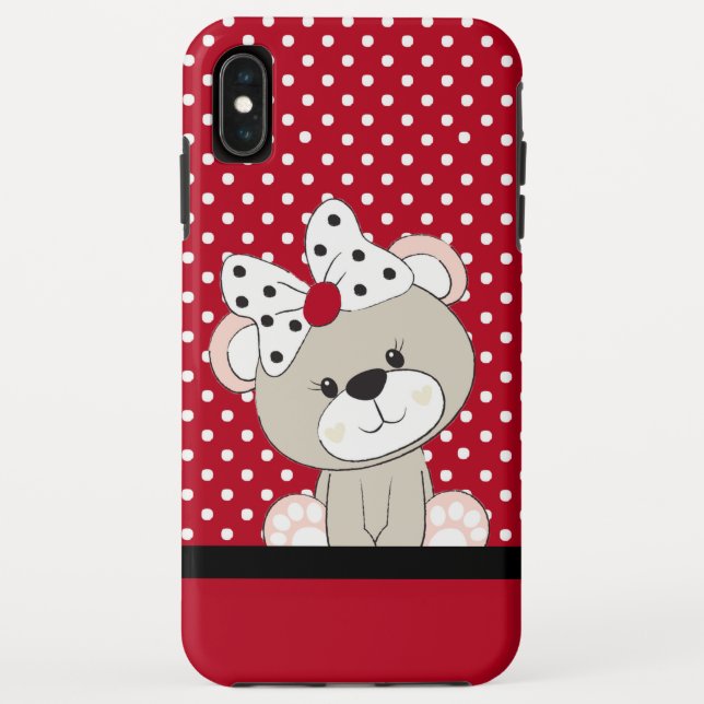 Coques Case-Mate iPhone ours en peluche mignon (Dos)