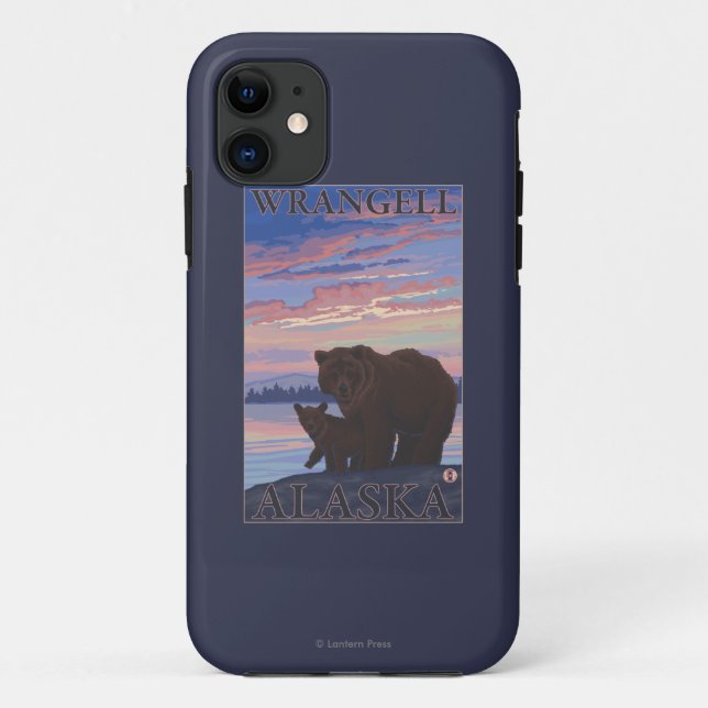 Coques Case-Mate iPhone Ours et CUB - Wrangell, Alaska (Dos)