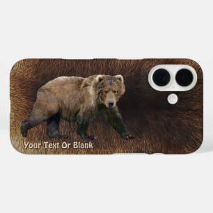 Coques iPhone 16 Ours Kodiak Sur Fourrure De Caribou