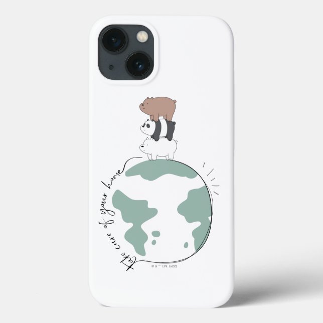 Coques Case-Mate iPhone Ours nus - Prenez soin de votre maison (Verso)