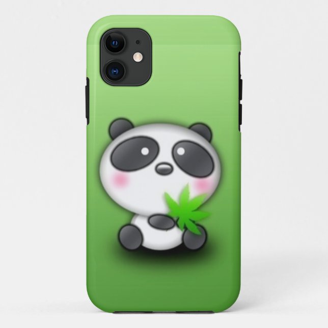 Coques Case-Mate iPhone Ours panda d'Emo (Dos)