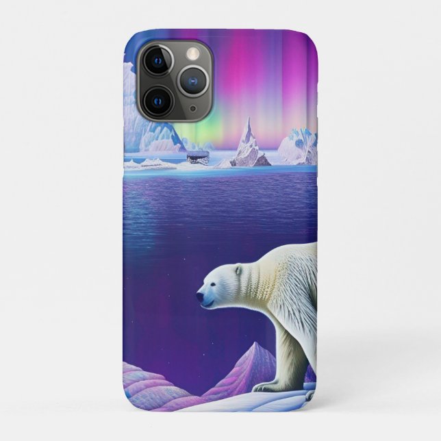 Coques Case-Mate iPhone Ours polaire sur glace (Dos)