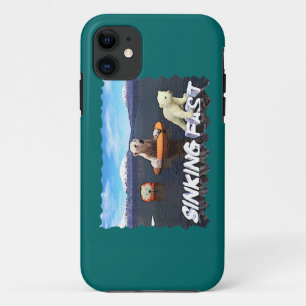 Coque iPhone 11 Ours polaires - Sinking Fast