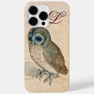 Coques Pour iPhone OWL, PIink, Sepia Monogramme