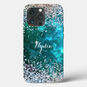 Case-Mate iPhone Case Pailleté Girly Sweet 16 Étincelle Sarcelle