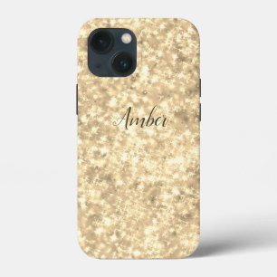Case-Mate iPhone Case Pailleté scintillant doré Élégant Personnalisé