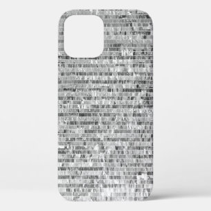 Case-Mate iPhone Case Paillettes d'argent, arrière - plan glamour sans s