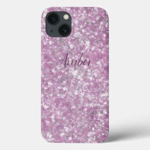 Case-Mate iPhone Case Paillettes Rose Violet Élégant Personnalisé