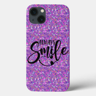 Case-Mate iPhone Case Paillettes scintillantes Toujours Sourire - Modern