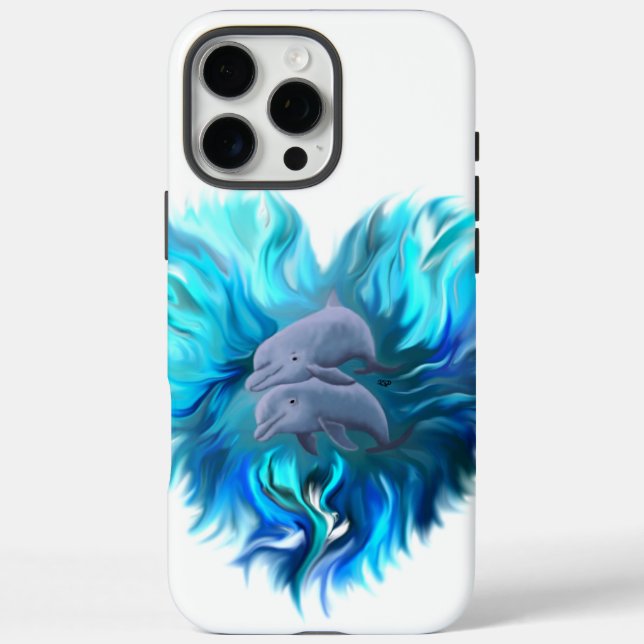 Coques Case-Mate iPhone Paire de dauphins (Verso)