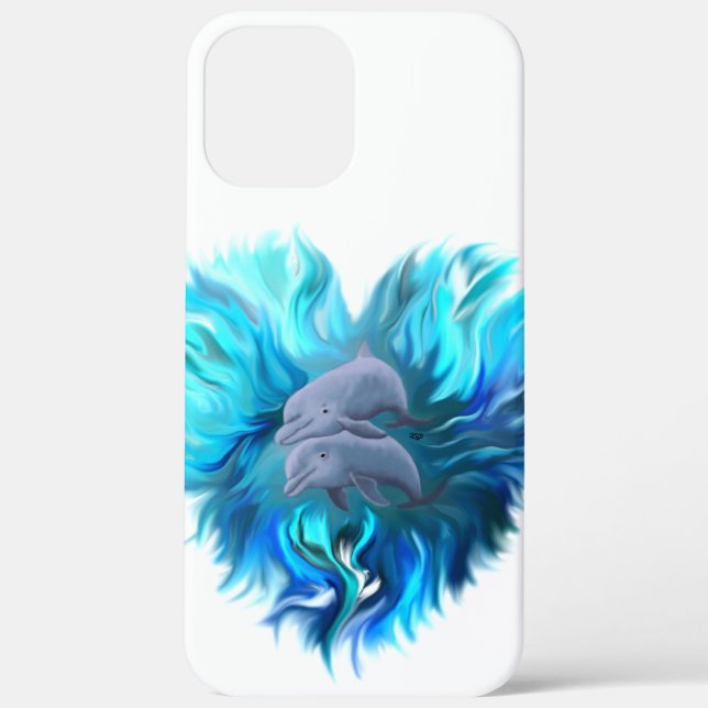Coques Case-Mate iPhone Paire de dauphins (Verso)