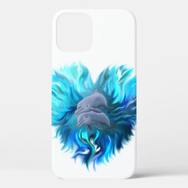 Coques Case-Mate iPhone Paire de dauphins (Verso)