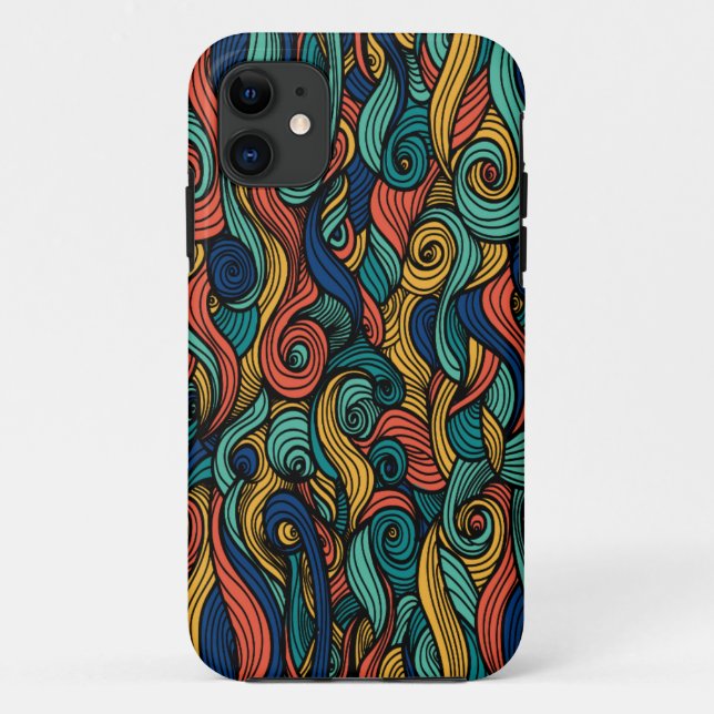 Coques Case-Mate iPhone Paisley haché (Dos)