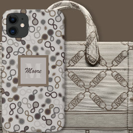 Case-Mate iPhone Case Paisley hybride - Boîtier téléphonique Mocha Ombre