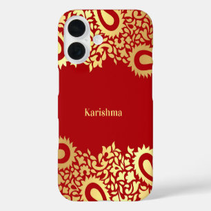 Coques iPhone 16 Paisleys Indian