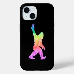 Coque Pour iPhone 15 Paix Amour Bigfoot