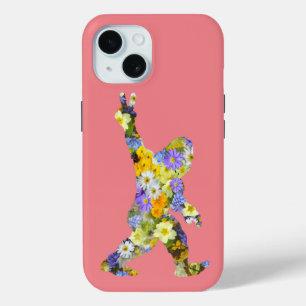 Coque Pour iPhone 15 Paix Amour Floral Bigfoot
